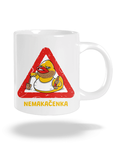 Nemakačenka velký hrnek White