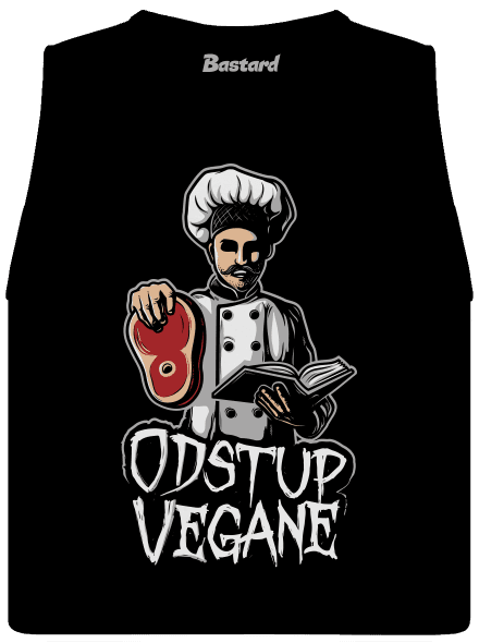 Odstup vegane dámské tílko volné Black