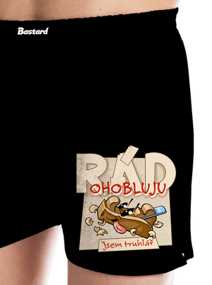 Jsem truhlář pánské trenky Black