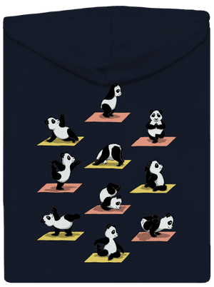 Pandí jóga dámská mikina na zip Navy Mal