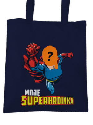 Moje superhrdinka taška French Navy