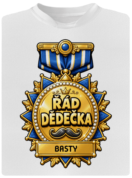 Řád dědečka dětské sportovní tričko White