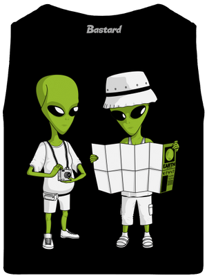 Mimozemšťané pánské tílko Black