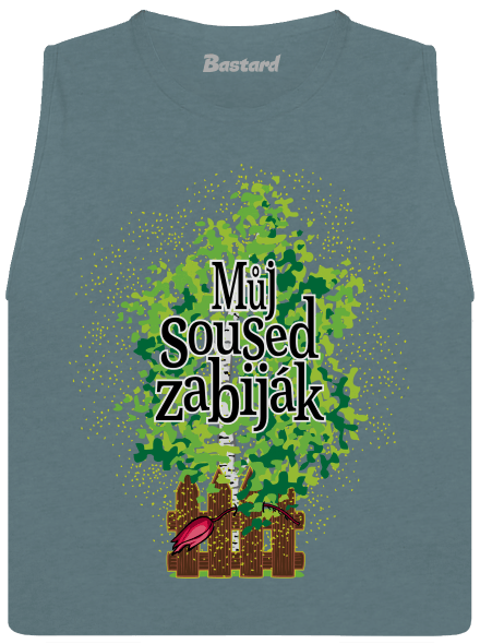 Můj soused zabiják dámské tílko volné Heather Deep Teal