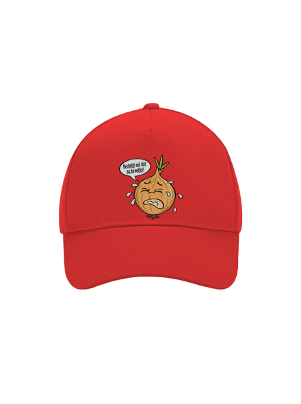 Cibule na kroužky kšiltovka baseballka Classic Red