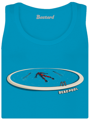 Dead in pool dámské tílko klasické Blue Atol