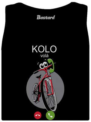 Kolo volá dámské tílko klasické Black