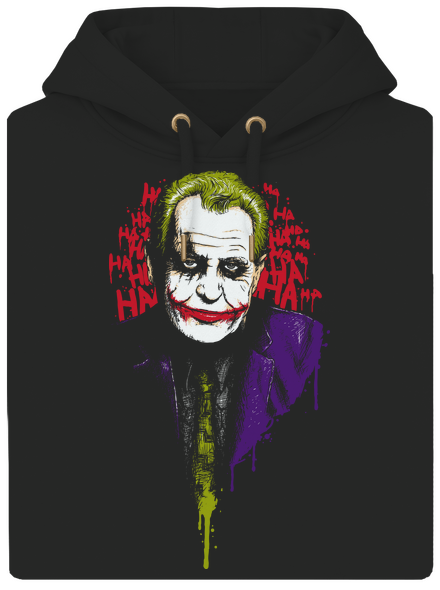 Zeman Joker unisex mikina premium Dark Black