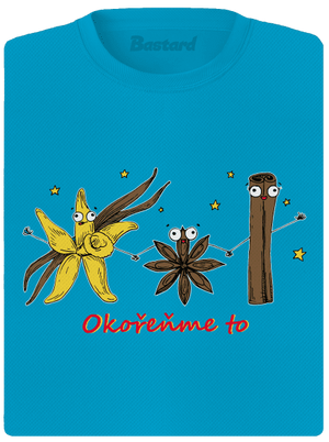 Okořeňme to dámské sportovní tričko Blue Atol