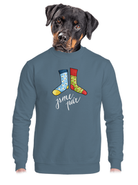 unisex mikina bez kapuce