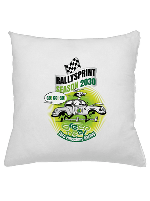 Rallysprint 2030 polštář White