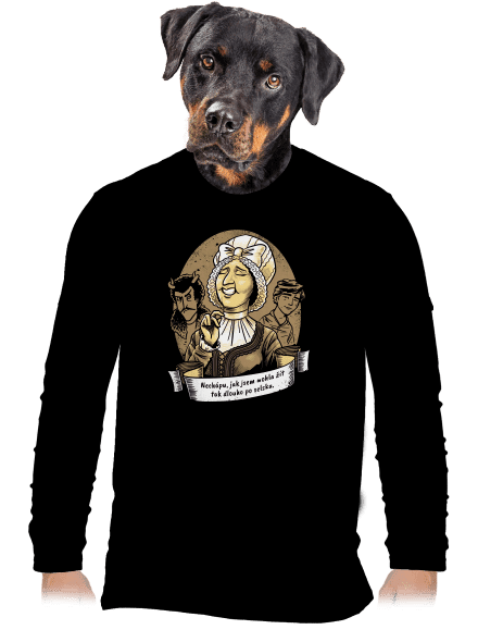 B14: Dorota Máchalová pánské dlouhý rukáv Black