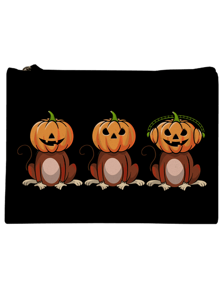 Halloween opičky taštička Black