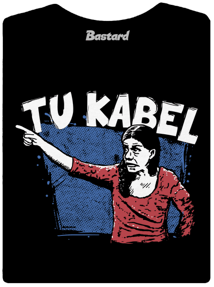 Tukabel dámské tričko s lemem Black