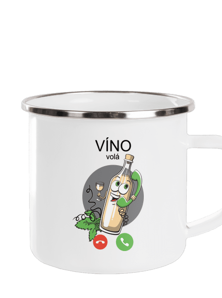 Bílé víno volá plecháček White