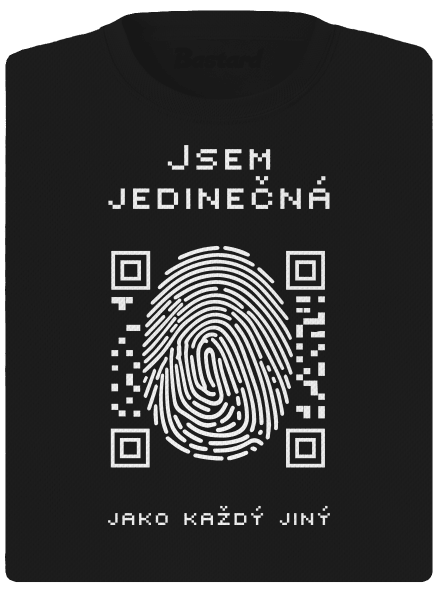 Jsem jedinečný dámské sportovní tričko Black