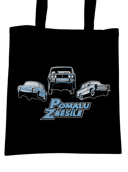 Pomalu ale zběsile taška Black