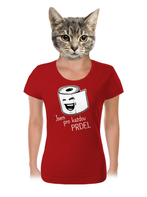 Prdel dámské tričko Red Mal