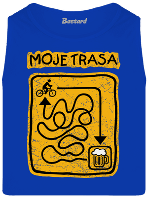 Moje trasa pánské tílko Royal Blue