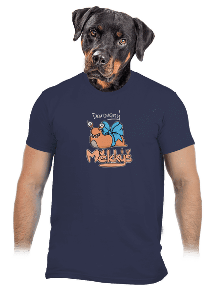 Darovaný měkkýš pánské tričko Navy Blue