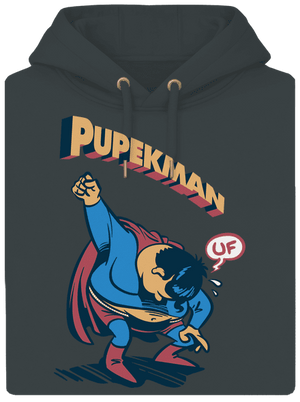 Pupekman unisex mikina premium Charcoal