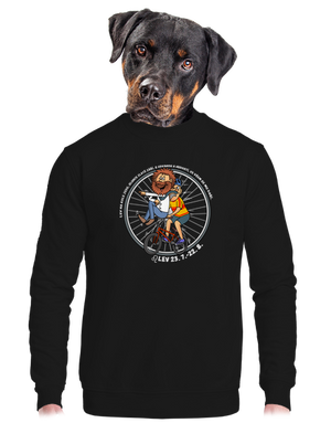 Cyklistický horoskop: Lev unisex mikina bez kapuce Black