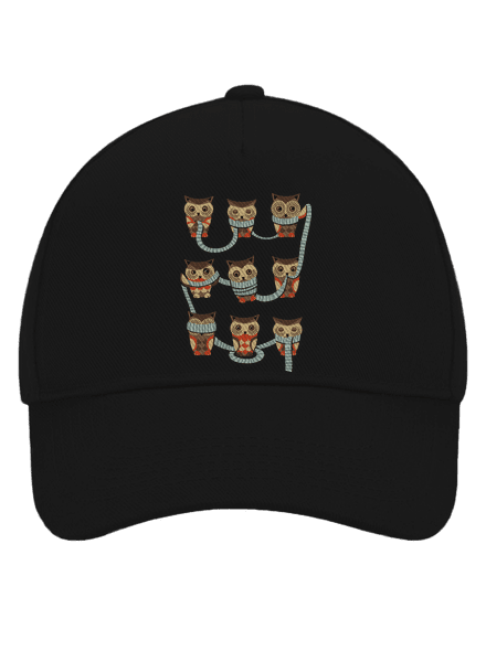 Sovičky kšiltovka baseballka Black