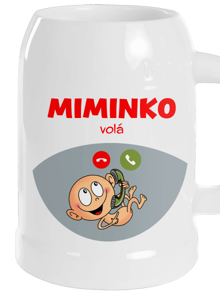 Miminko volá půllitr White