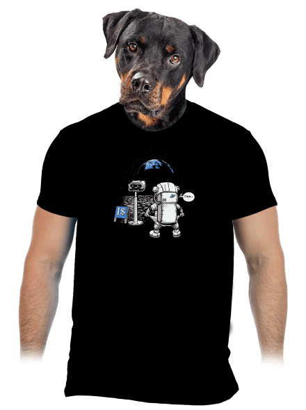 Kosmonaut pánské tričko Black