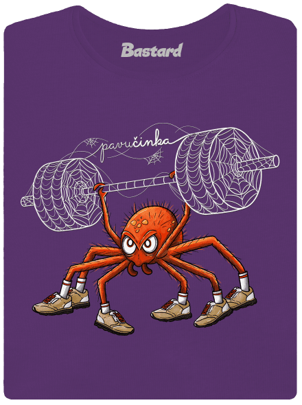 Pavučinka dámské tričko premium Purple