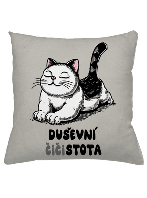 Duševní čistota polštář Stracciatella