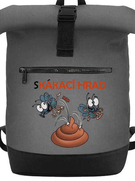 Skákací hrad batoh Grey Marl