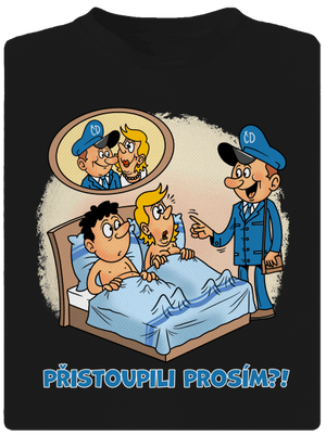 Přistoupili pánské sportovní tričko Black