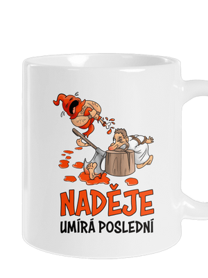 Naděje umírá poslední klasický hrnek White