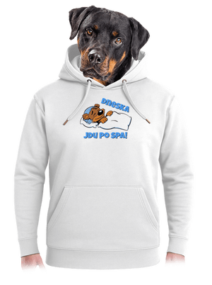 Dneska jdu po spa unisex mikina premium Snowwhite