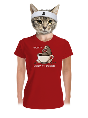 V pressu dámské sportovní tričko Red Mal