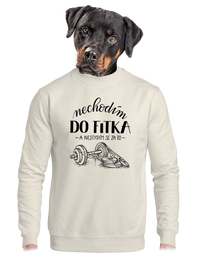 unisex mikina bez kapuce