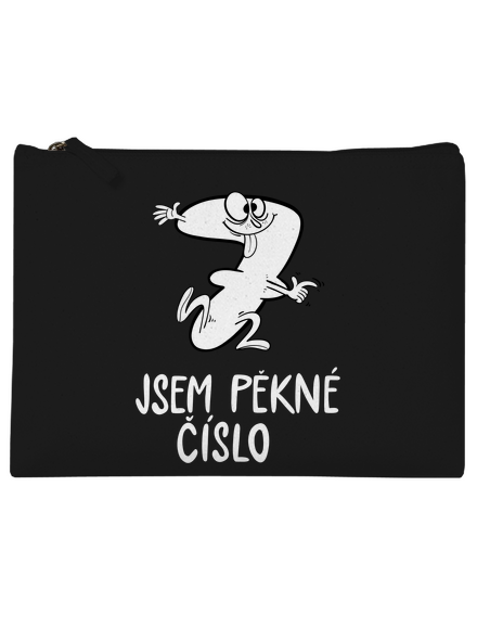 Jsem pěkné číslo taštička Black
