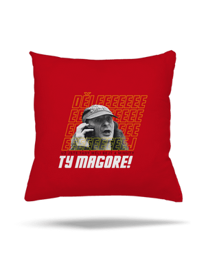 B18: Jiří Kára polštář Red