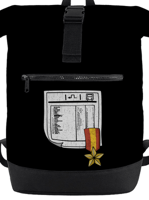 Jízdní řád batoh Black