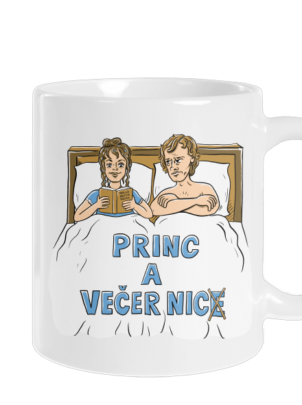 Princ a Večer nic klasický hrnek White
