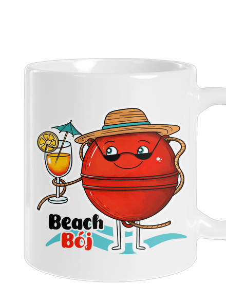 Beach Bój klasický hrnek White