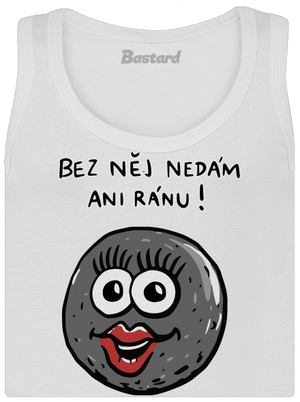 Dělo a koule dámské tílko klasické White