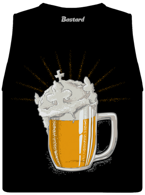 České zlato dámské tílko volné Black