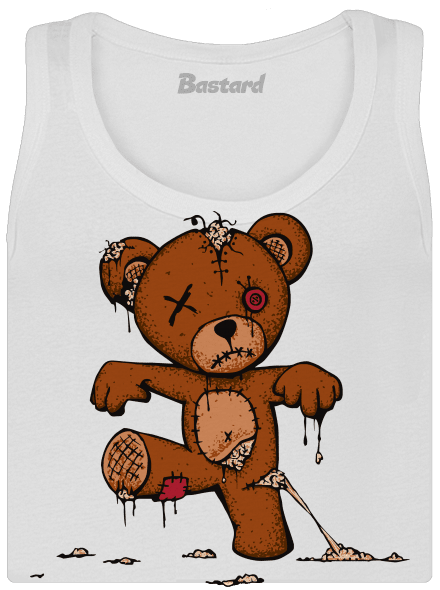 Zombie teddy dámské tílko klasické White