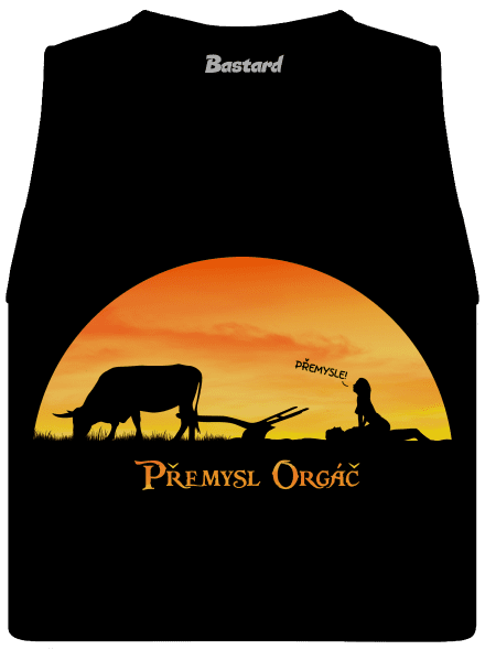 Přemysl Orgáč dámské tílko volné Black