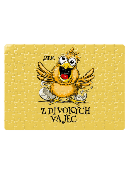 Z divokých vajec puzzle White