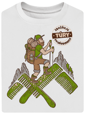 Turista unisex tričko oversized White