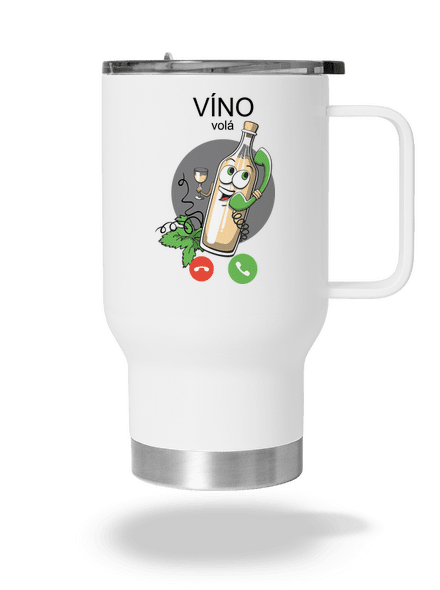 Bílé víno volá termohrnek White