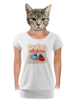 dámské tričko s lemem